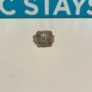 Judith Ripka Pave Diamond Cocktail Ring